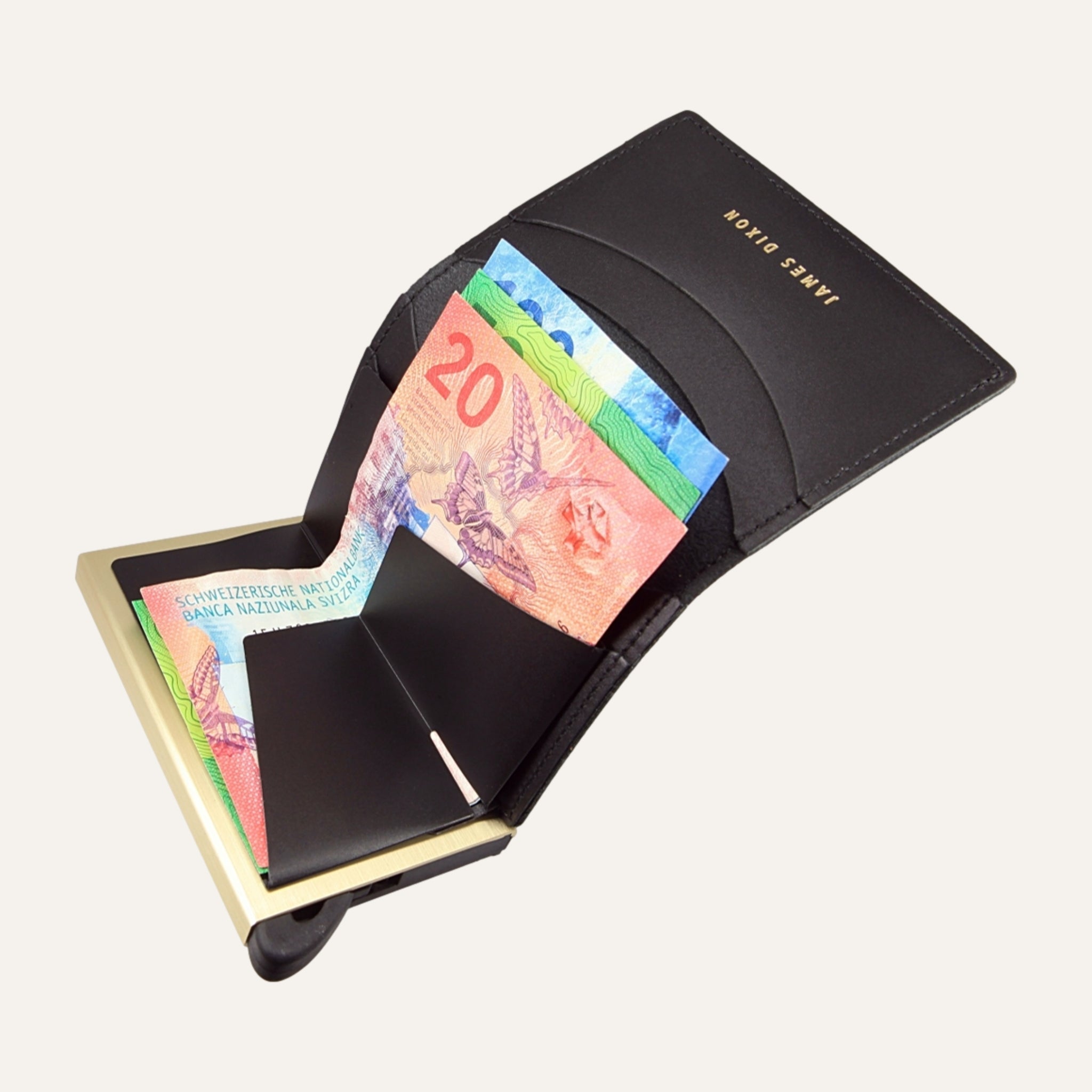 Black/Gold - One - Portemonnaie