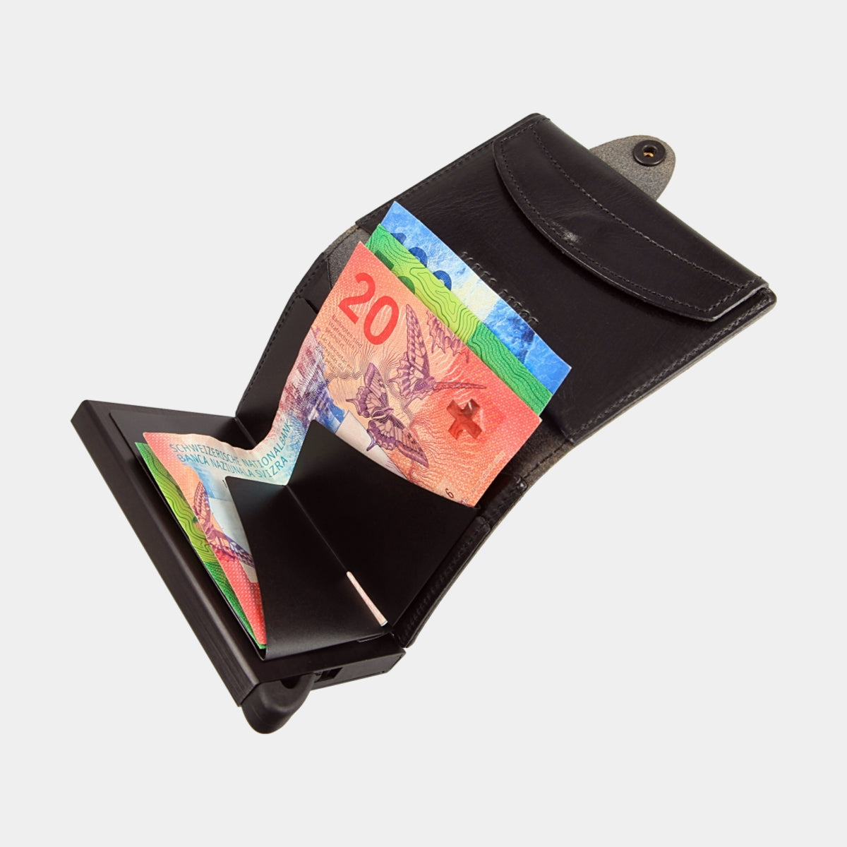 All Black - Classic - Monedero - Botón - Cartera