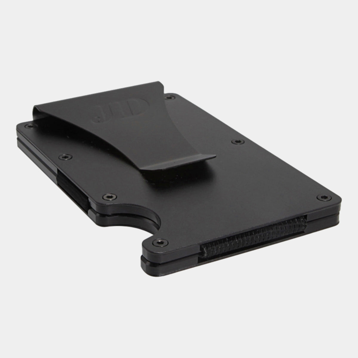 Black - Aluminium - Sujeta Billetes - Tarjetero
