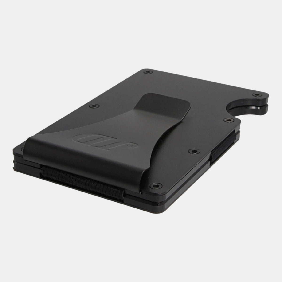 Black - Aluminium - Sujeta Billetes - Tarjetero