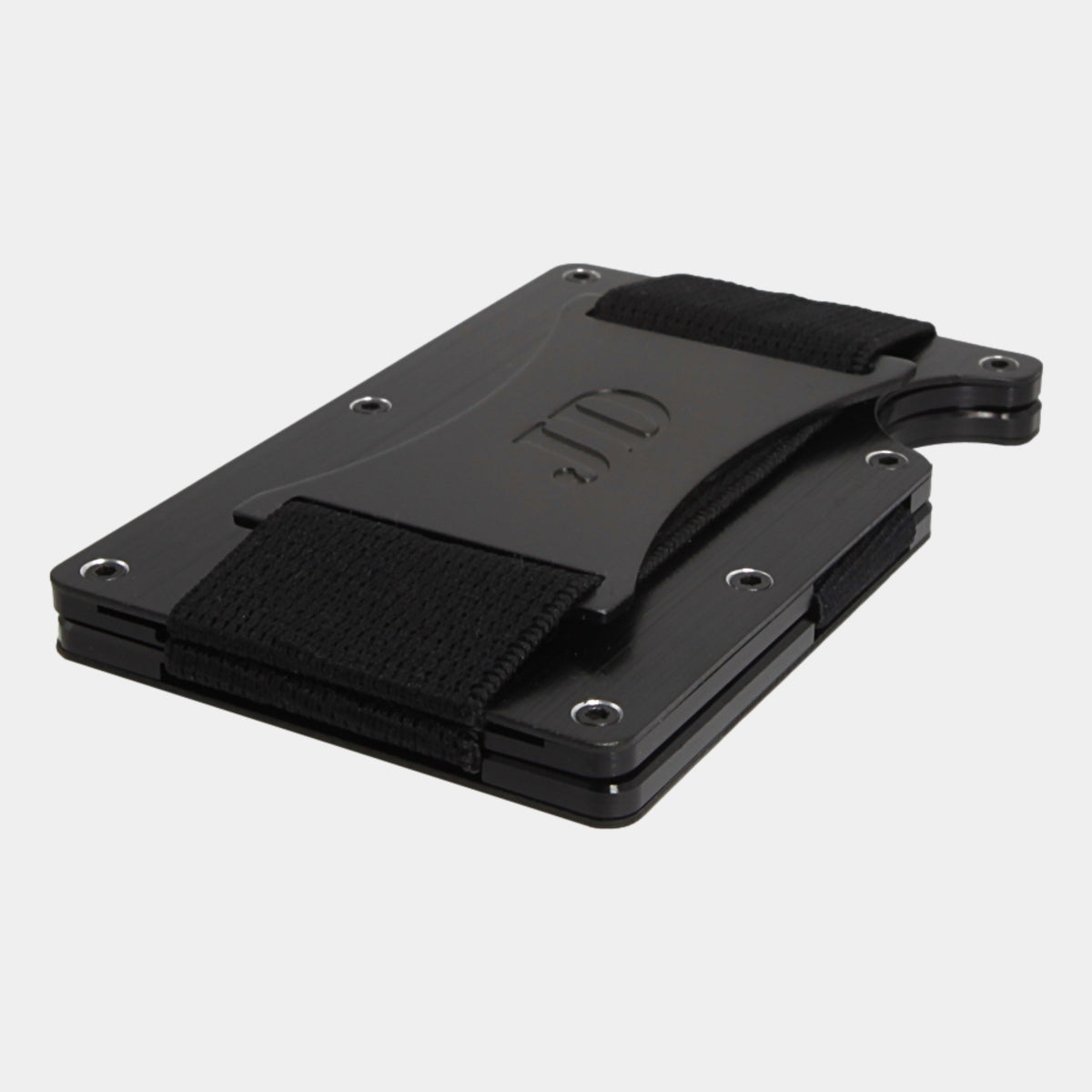 Black - Brushed Aluminium - Banda Billetes - Tarjetero
