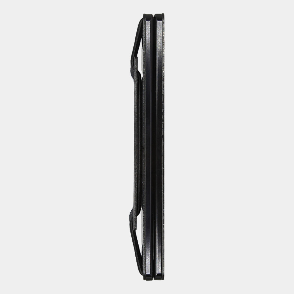 Black - Brushed Aluminium - Banda Billetes - Tarjetero