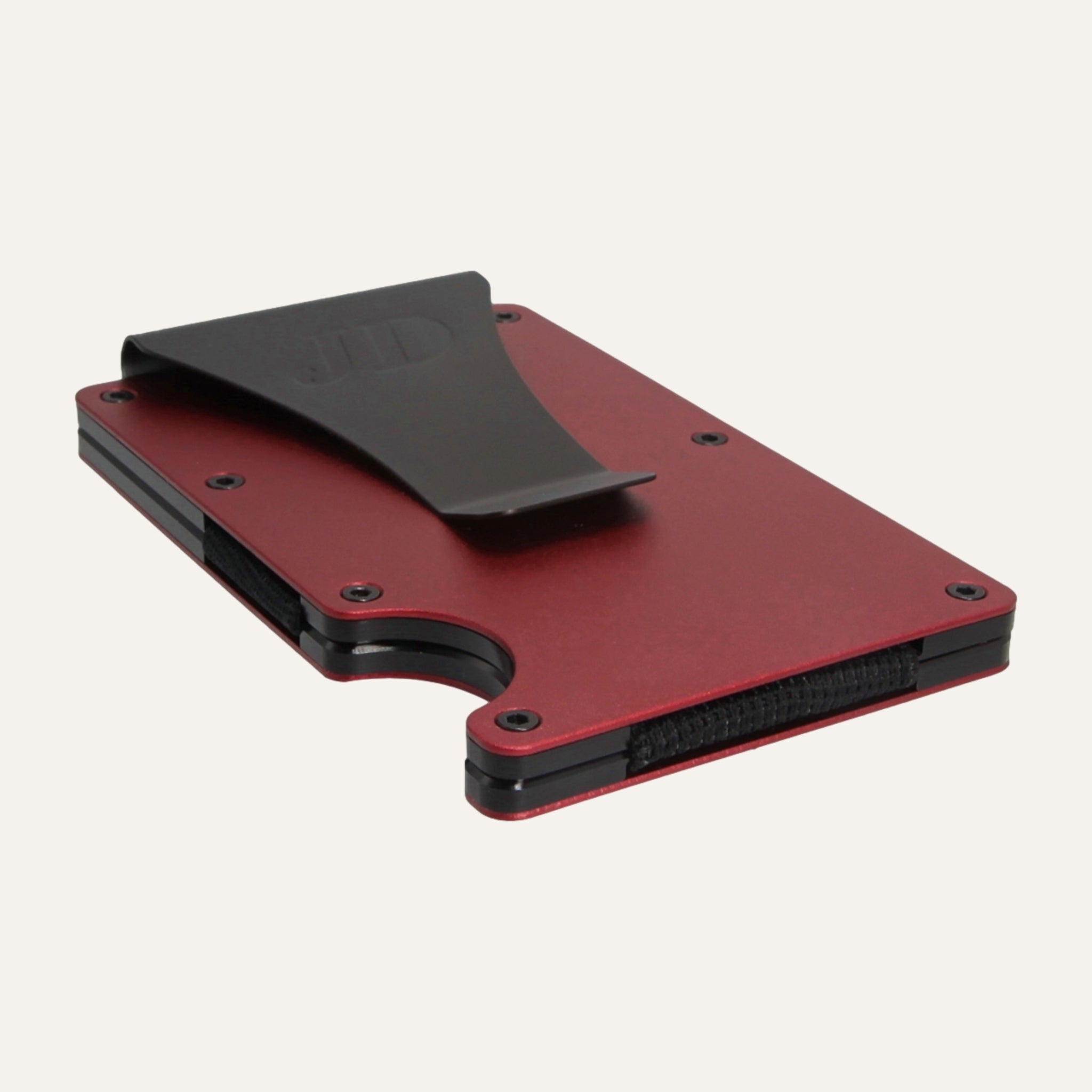 Burgundy - Aluminium - Money Clip - Wallet
