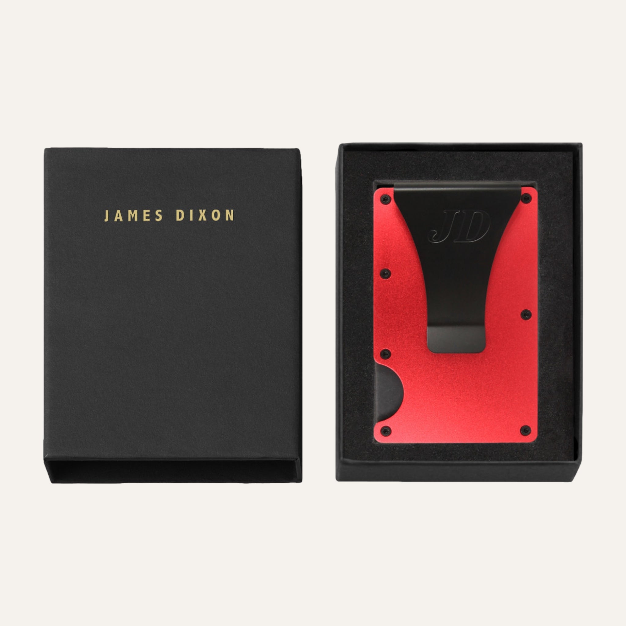 Red Crimson - Aluminium - Money Clip - Wallet
