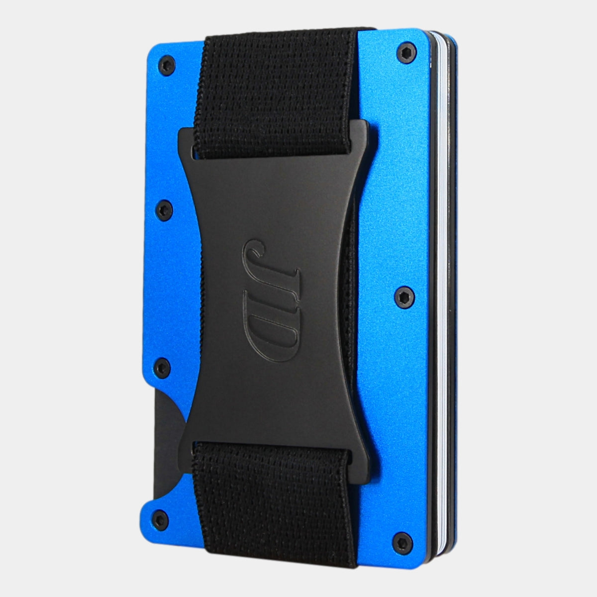 Electric Blue - Aluminium - Banda Billetes - Tarjetero