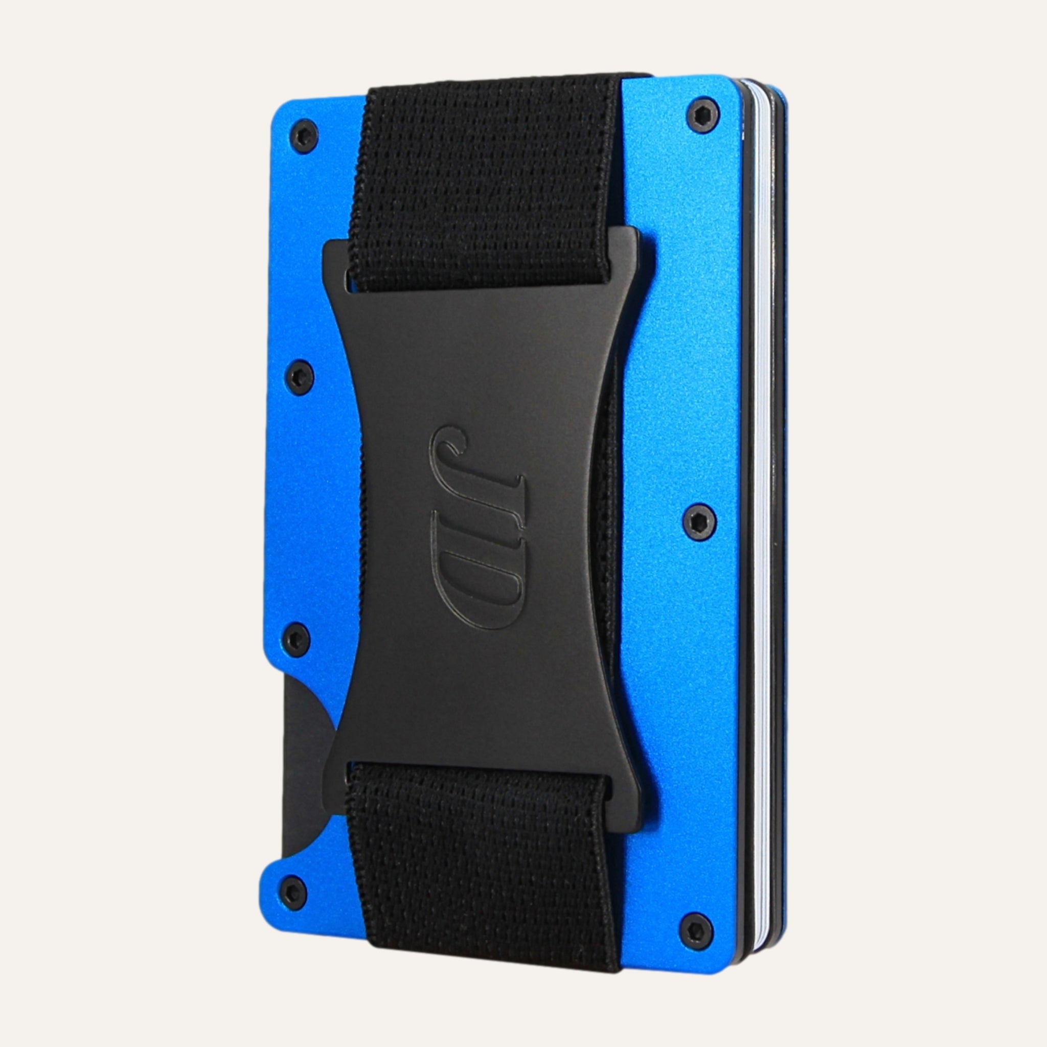 Electric Blue - Aluminium - Kontanthållare - Korthållare