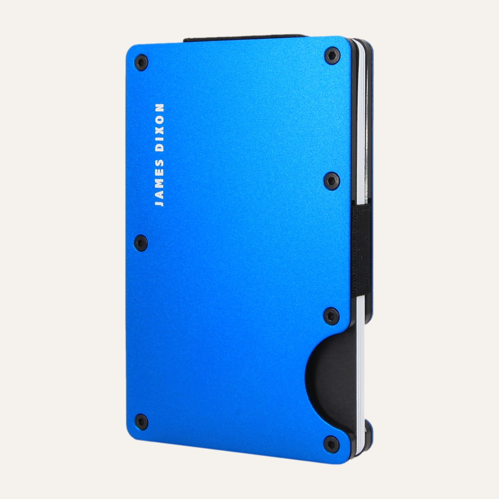 Electric Blue - Aluminium - Kontanthållare - Korthållare