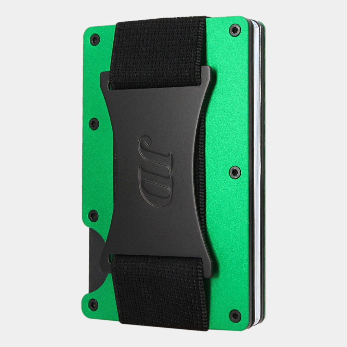 Electric Green - Aluminium - Banda Billetes - Tarjetero