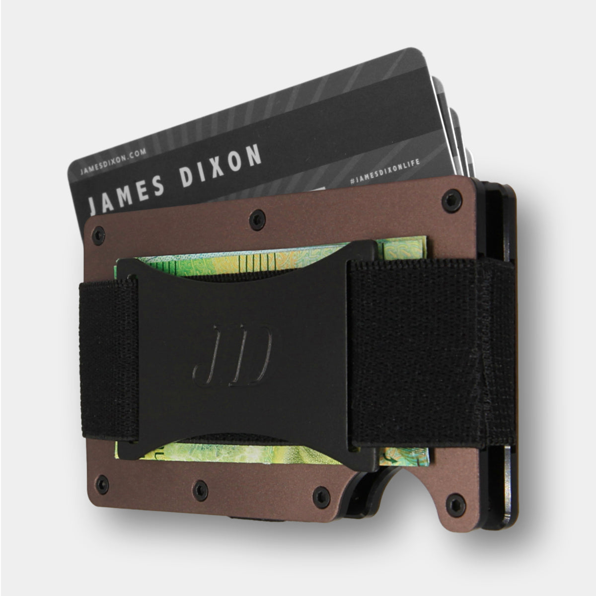Espresso Brown - Aluminium - Banda Billetes - Tarjetero