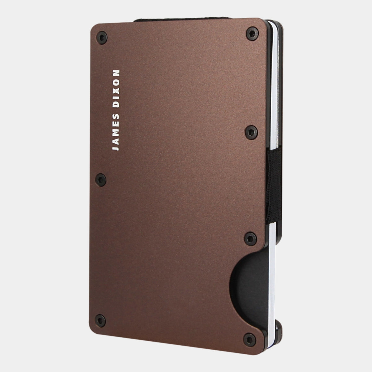 Espresso Brown - Aluminium - Banda Billetes - Tarjetero