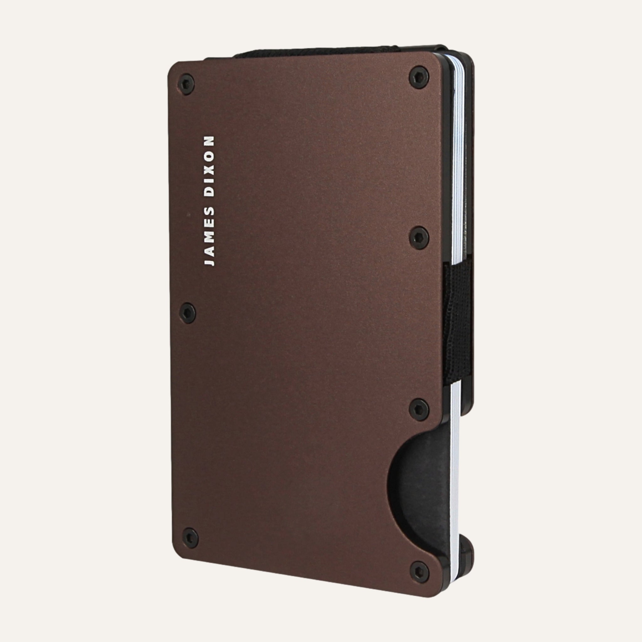 Brown Espresso - Aluminium - Money Clip - Wallet