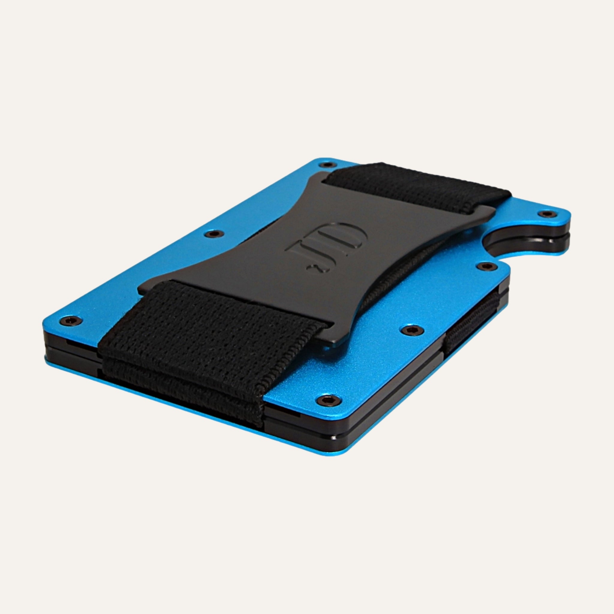 Neon Blue - Aluminium - Kontanthållare - Korthållare