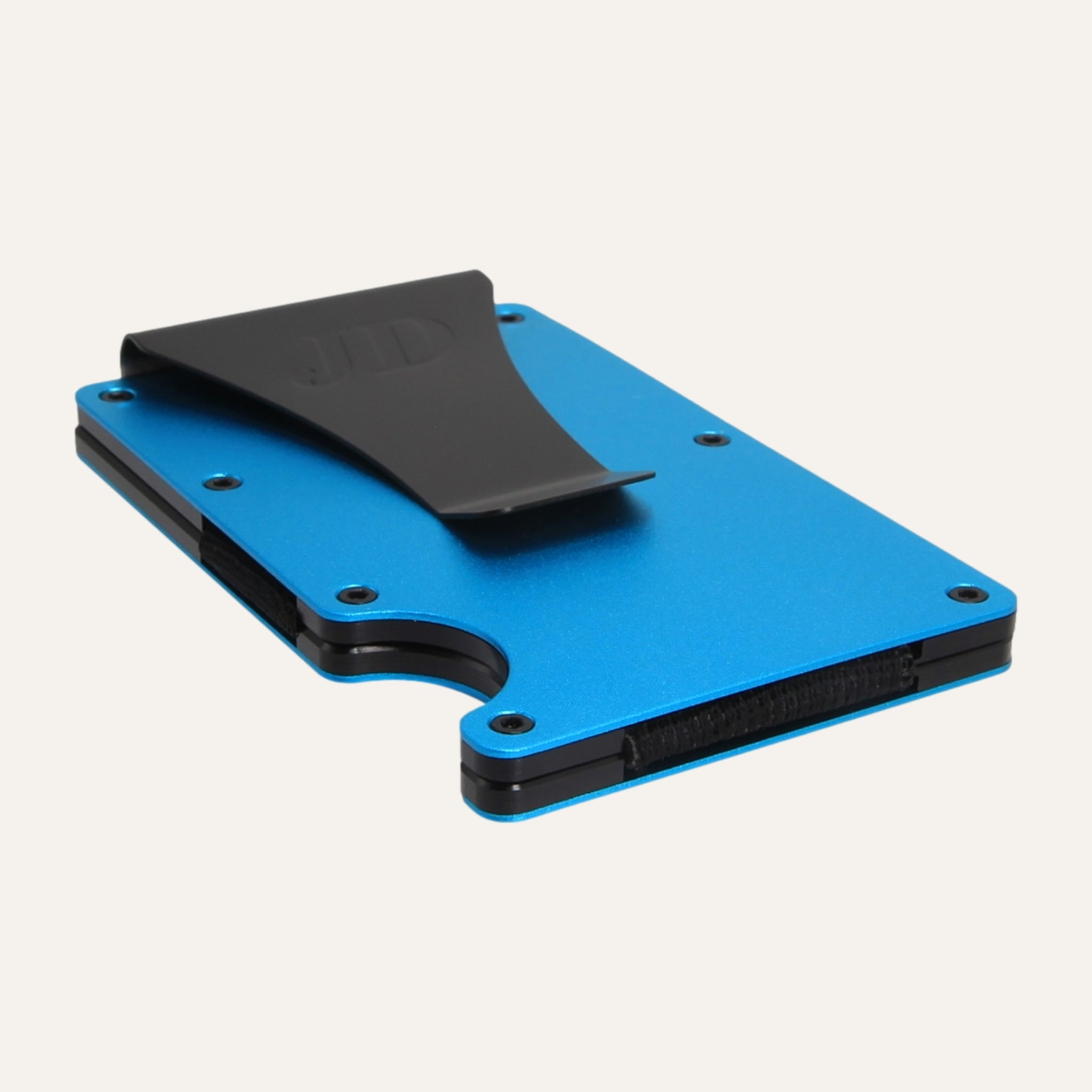 Neon Blue - Aluminium - Money Clip - Wallet
