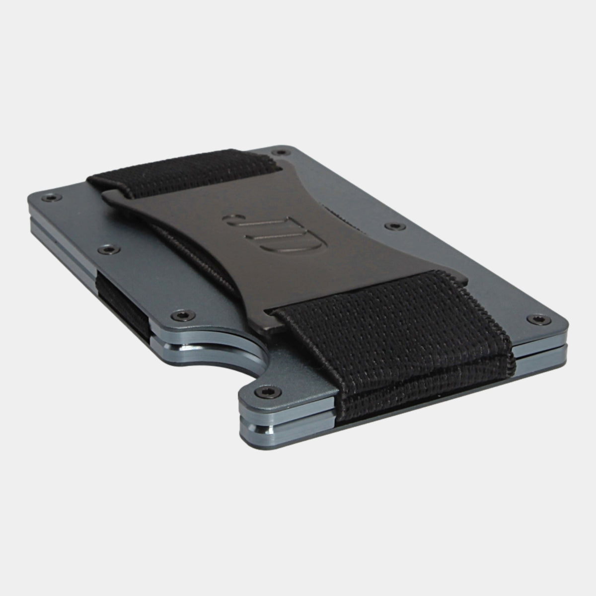 Grey Outer Space - Aluminium - Cash Strap - Wallet
