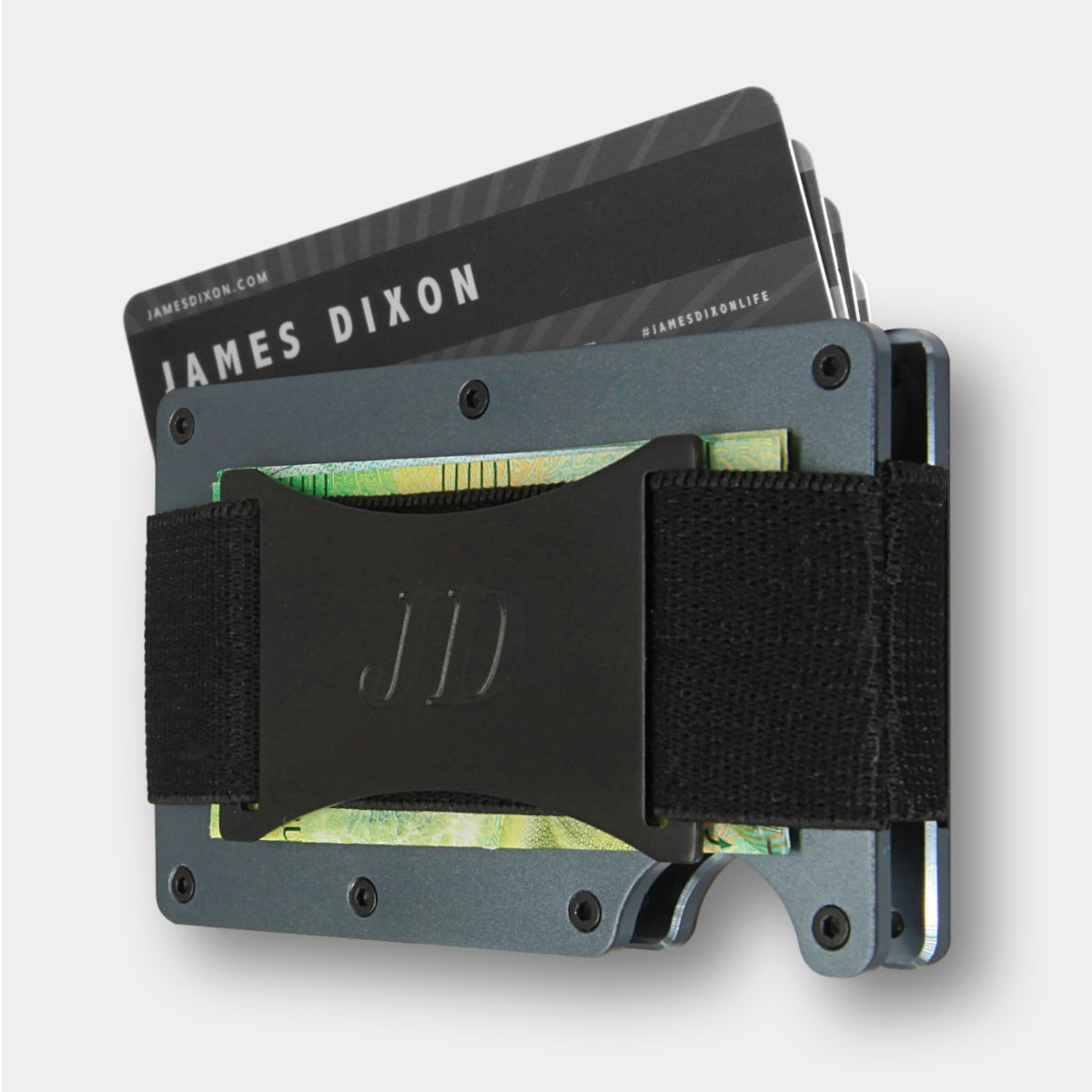 Grey Outer Space - Aluminium - Cash Strap - Wallet