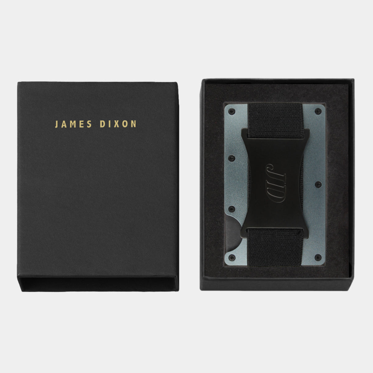 Grey Outer Space - Aluminium - Cash Strap - Wallet