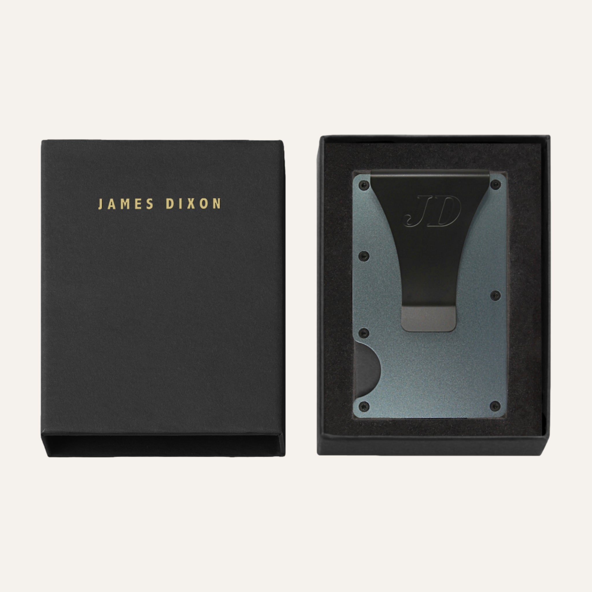 Grey Outer Space - Aluminium - Money Clip - Wallet