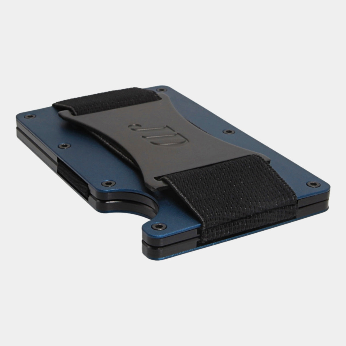 Petrol Blue - Aluminium - Cash Strap - Wallet