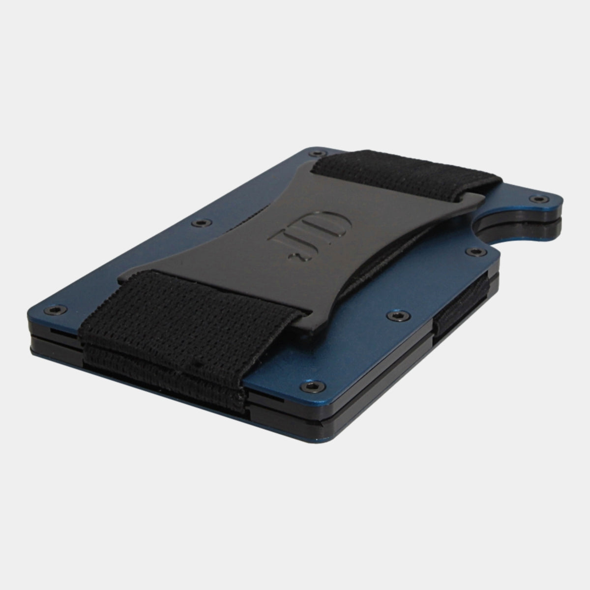 Petrol Blue - Aluminium - Cash Strap - Wallet