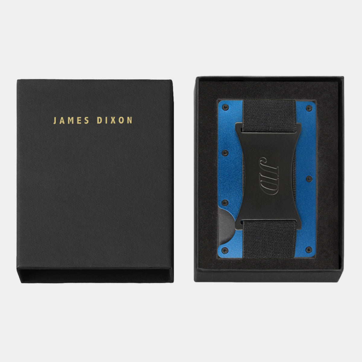 Petrol Blue - Aluminium - Cash Strap - Wallet