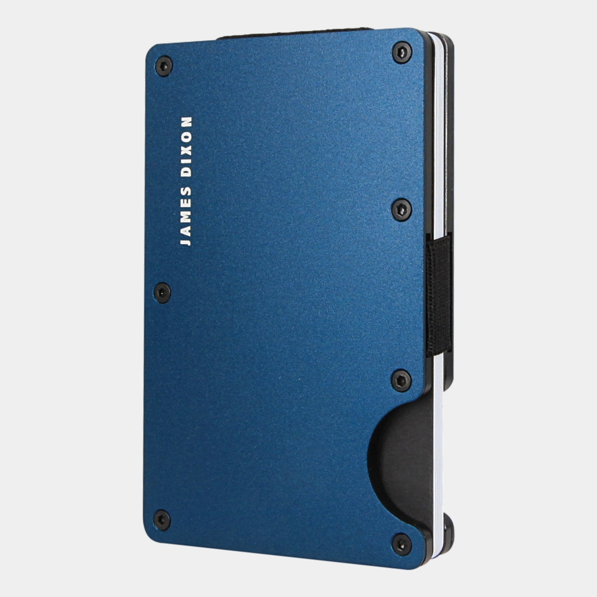 Petrol Blue - Aluminium - Cash Strap - Wallet