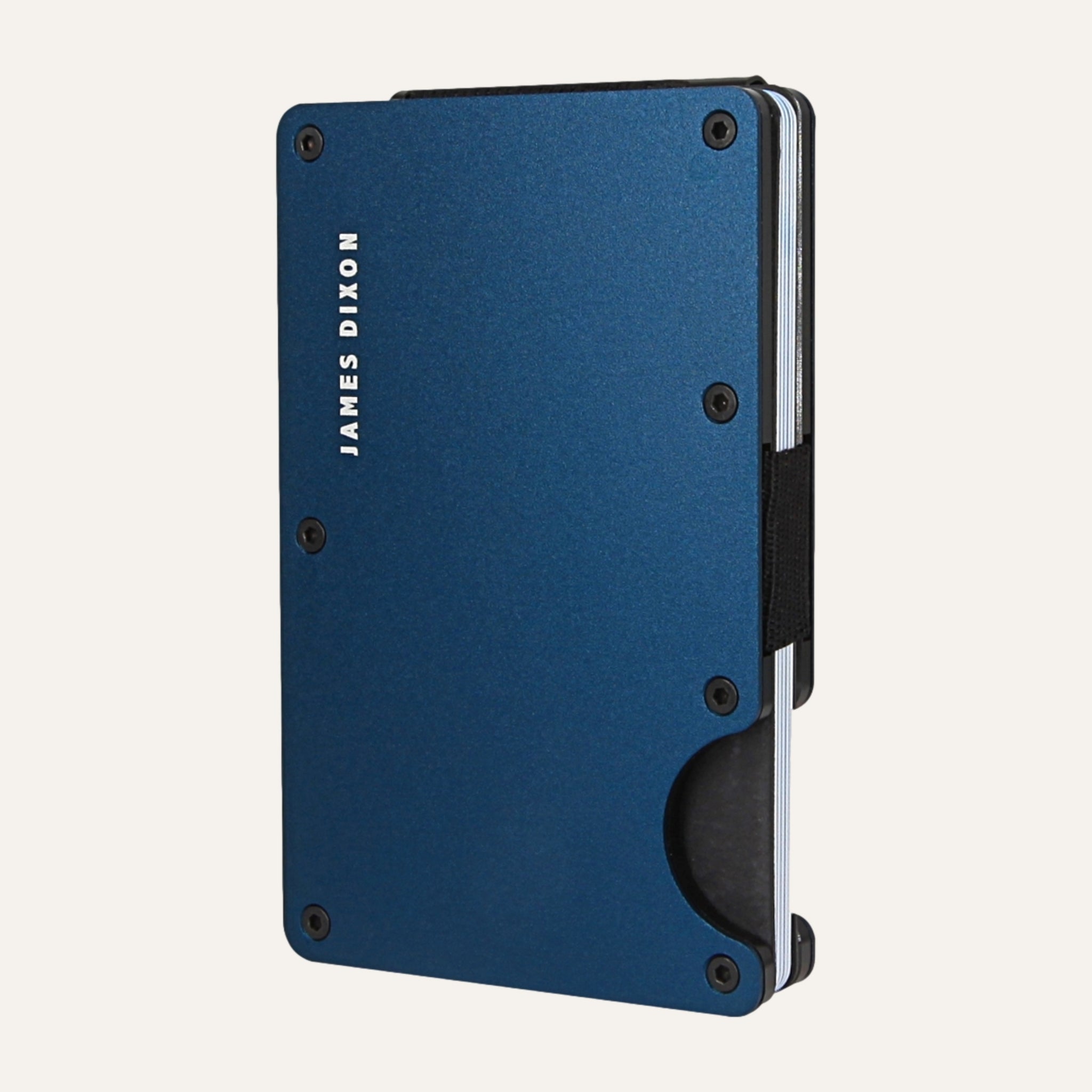 Petrol Blue - Aluminium - Money Clip - Wallet