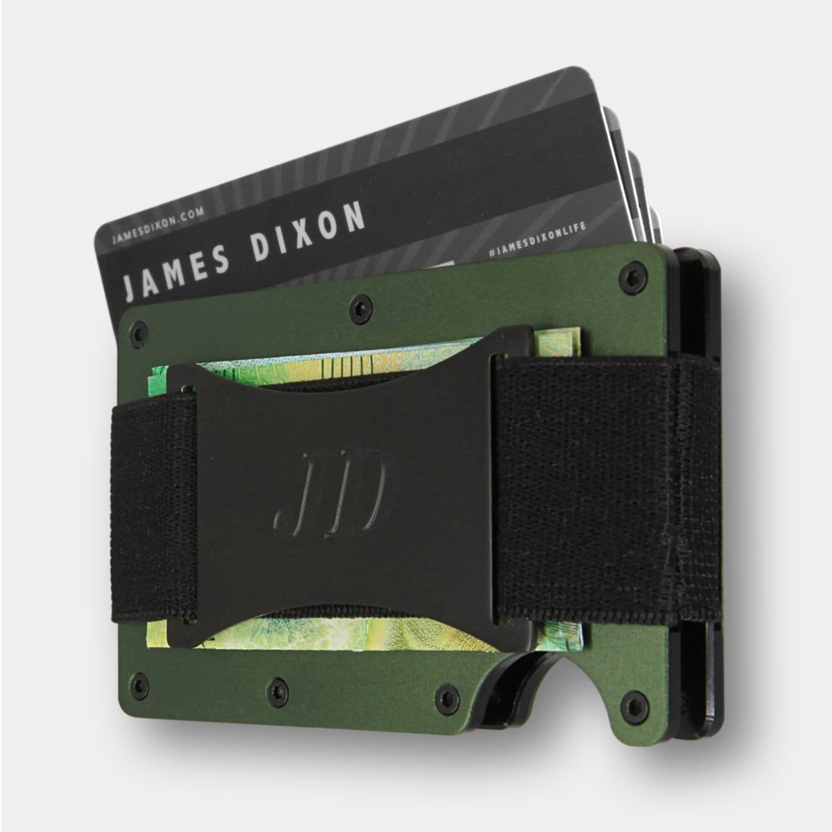 Pine Green - Aluminium - Banda Billetes - Tarjetero