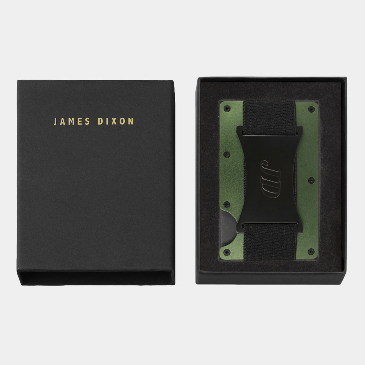 Pine Green - Aluminium - Banda Billetes - Tarjetero
