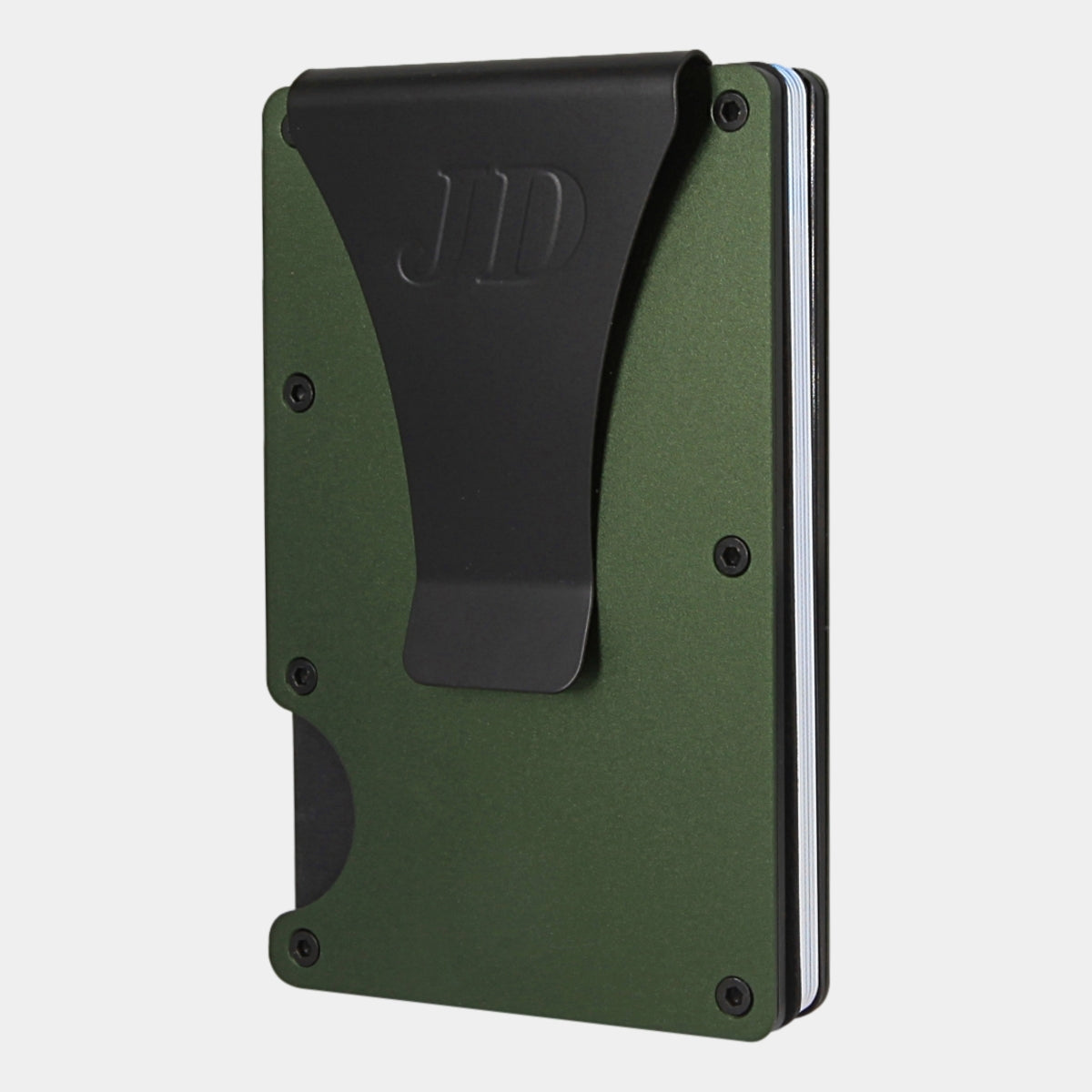 Pine Green - Aluminium - Sujeta Billetes - Tarjetero