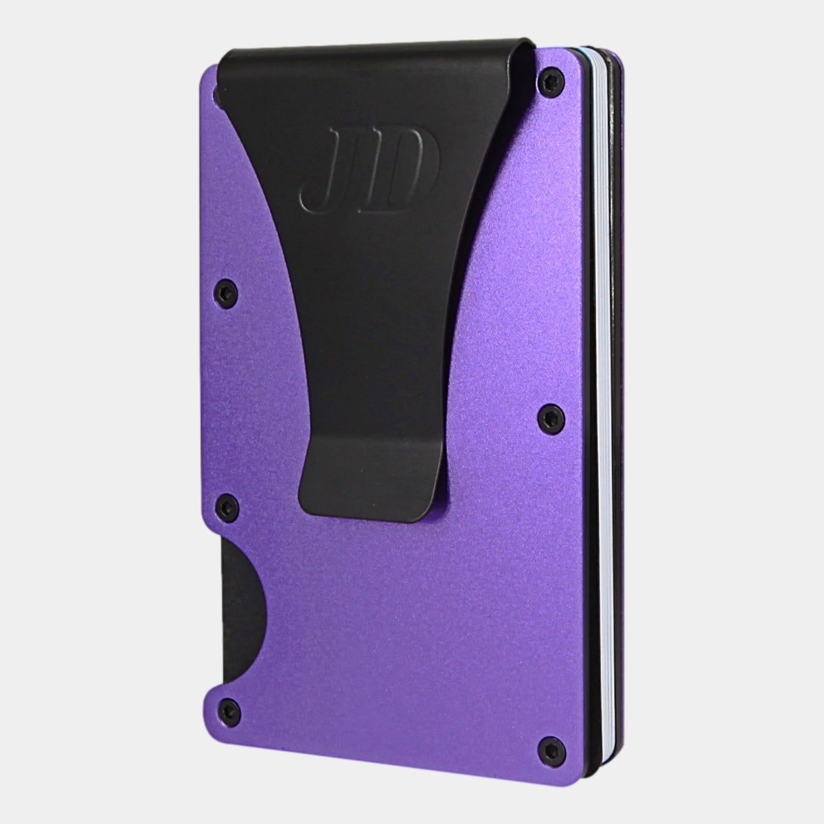 Purple - Aluminium - Sujeta Billetes - Tarjetero