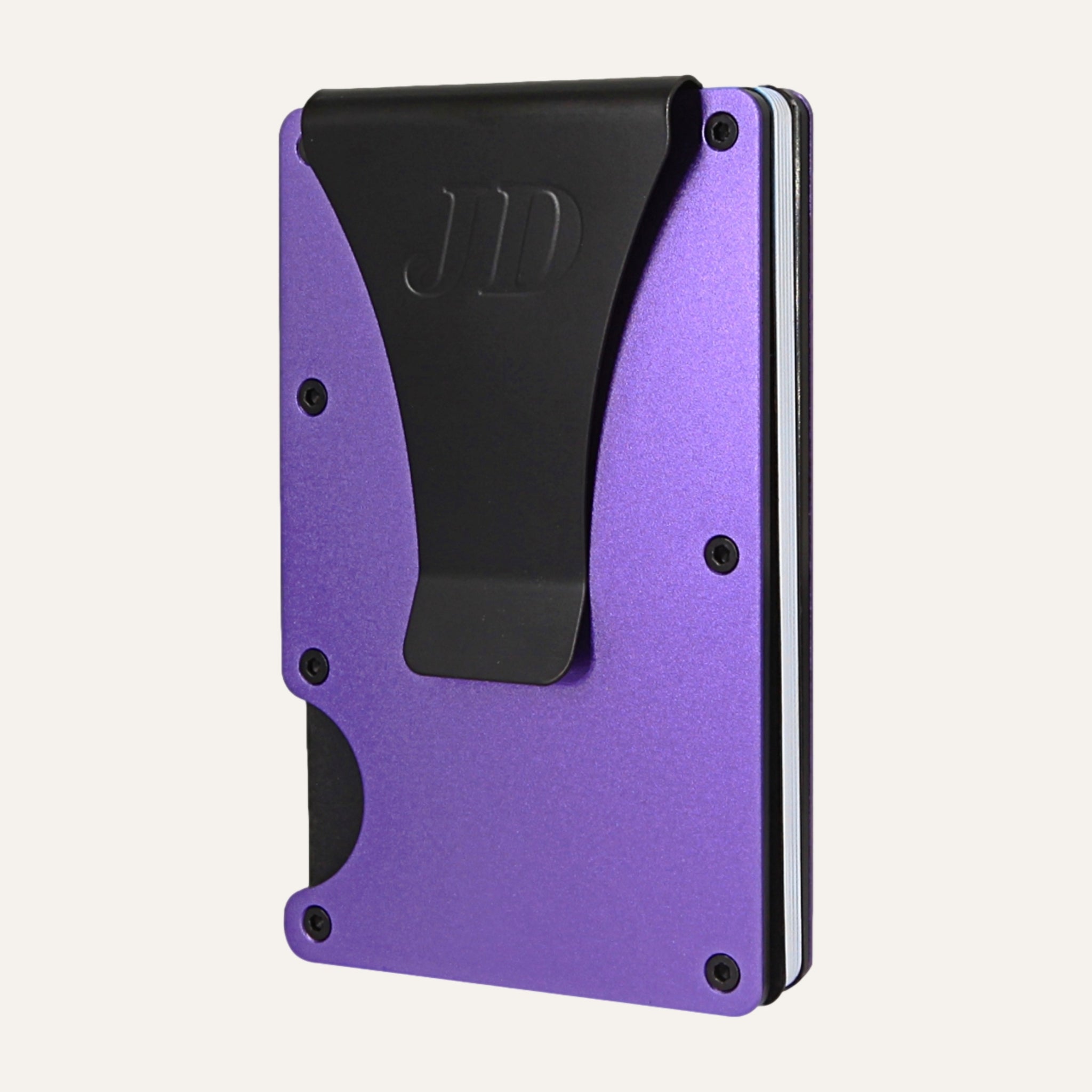 Purple - Aluminium - Fermasoldi - Portacarte