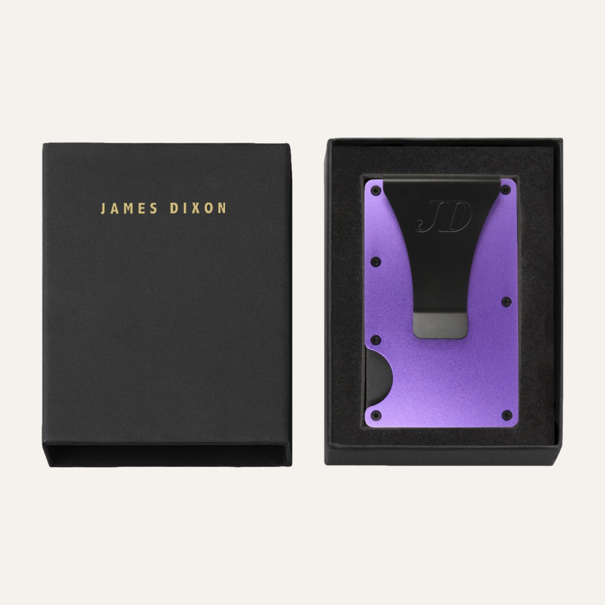 Purple - Aluminium - Money Clip - Wallet