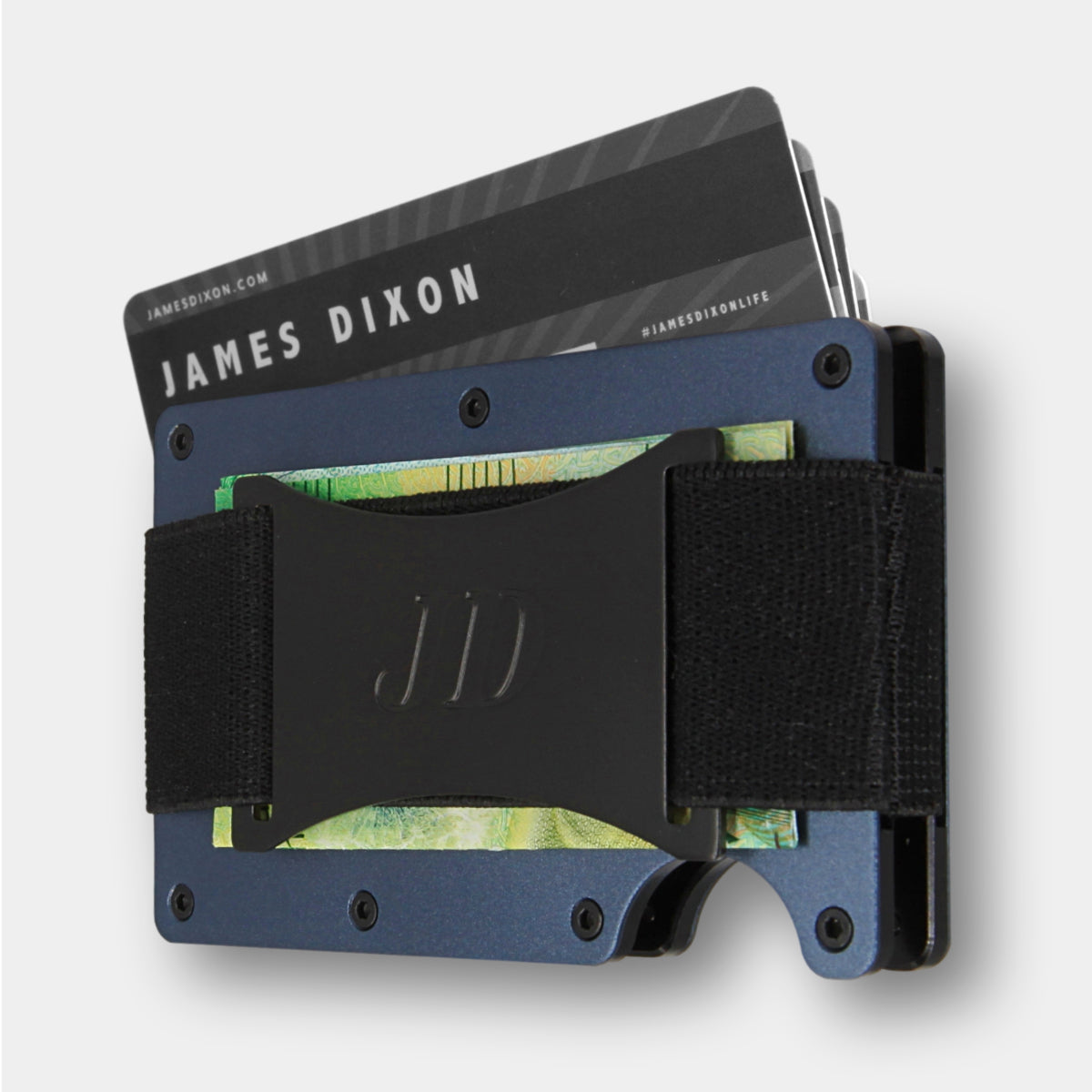 Steel Blue - Aluminium - Banda Billetes - Tarjetero