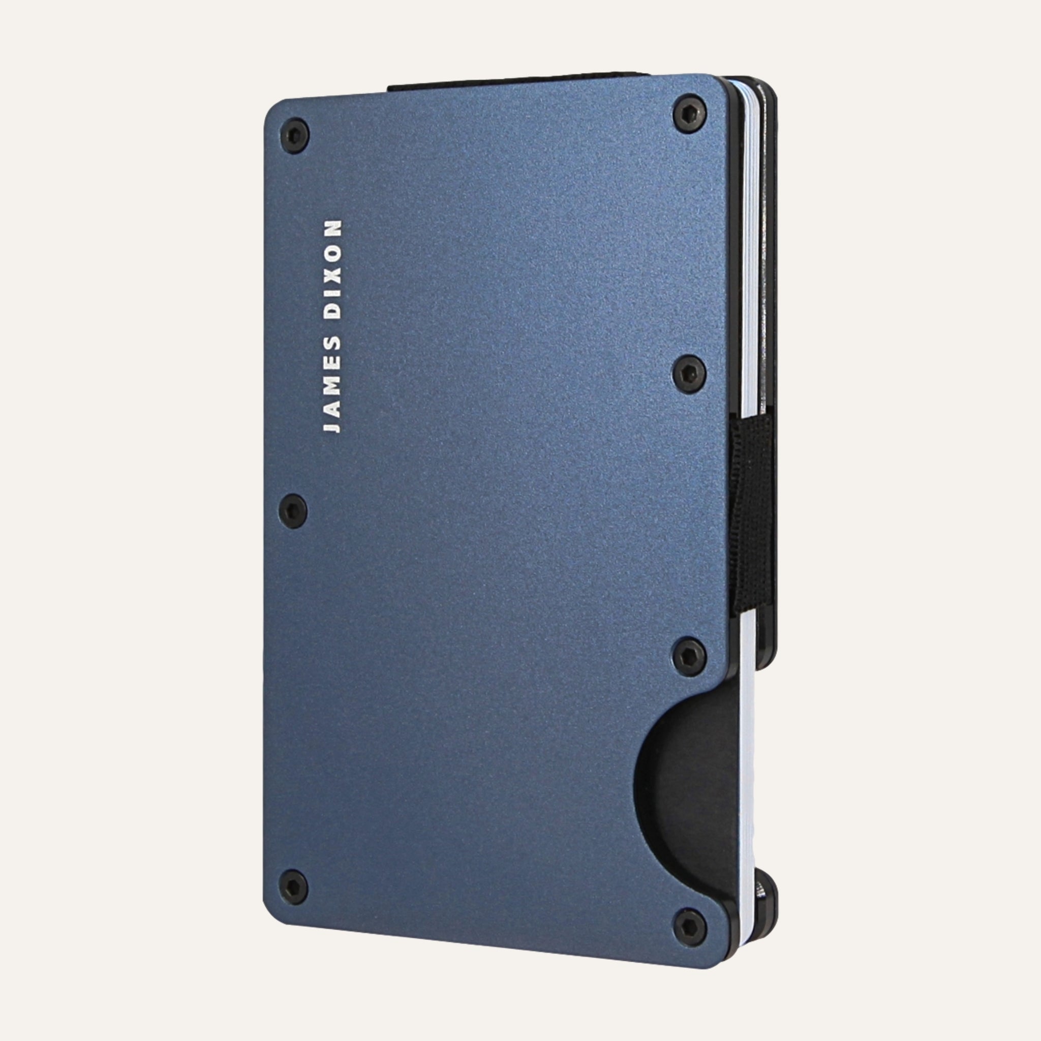 Steel Blue - Aluminium - Kontanthållare - Korthållare