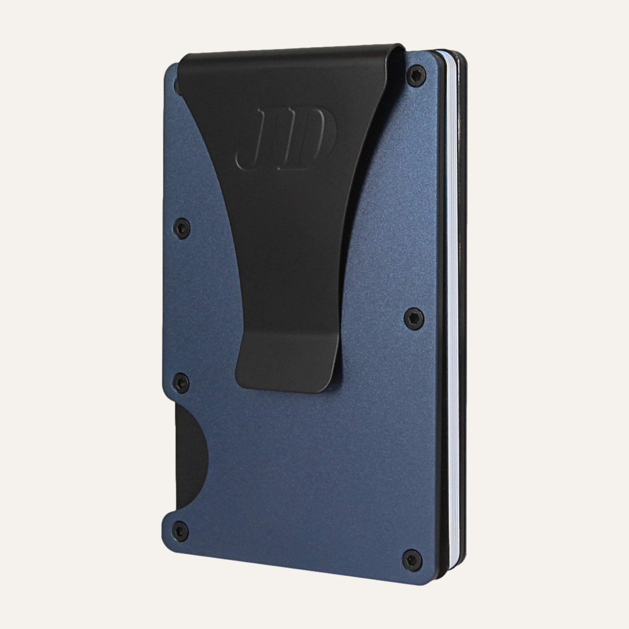 Steel Blue - Aluminium - Fermasoldi - Portacarte