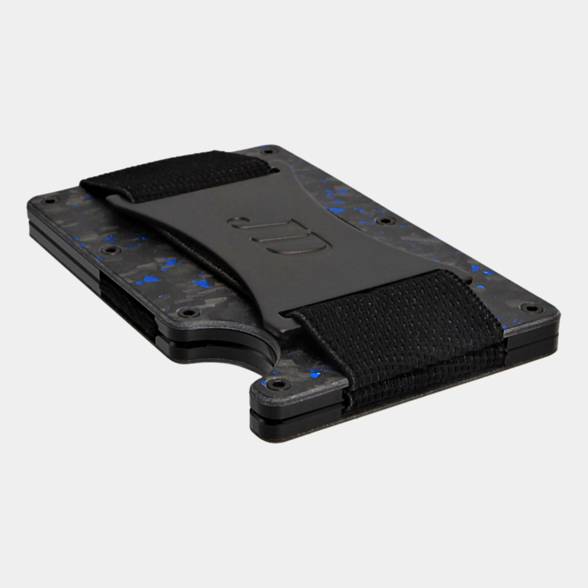 Black/Blue - Carbon - Banda Billetes - Tarjetero