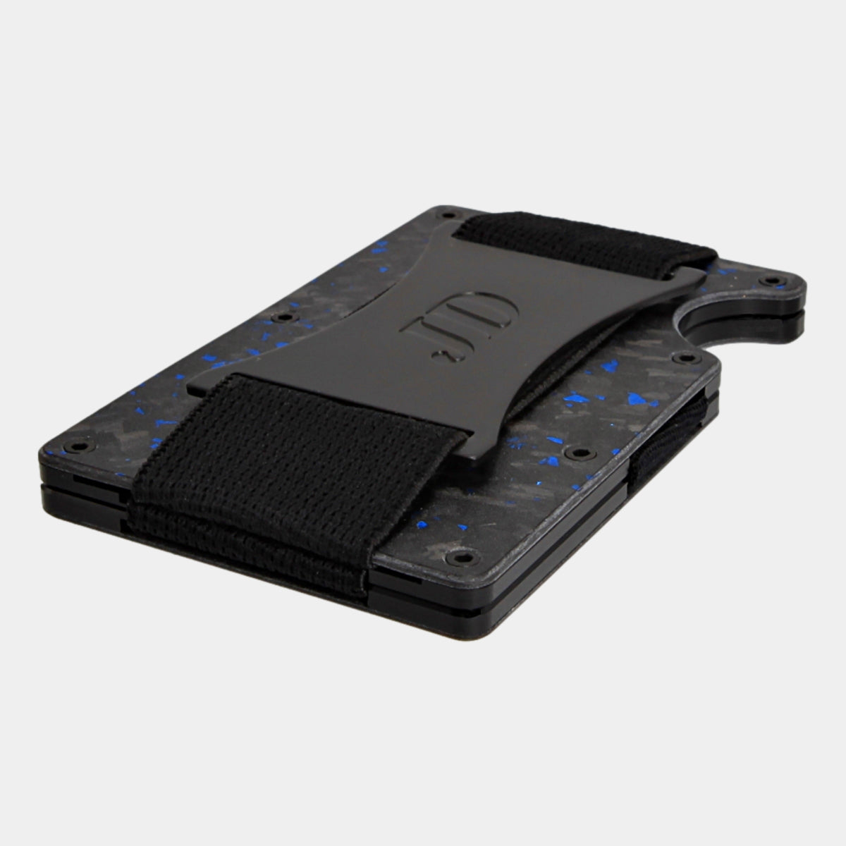 Black/Blue - Carbon - Banda Billetes - Tarjetero