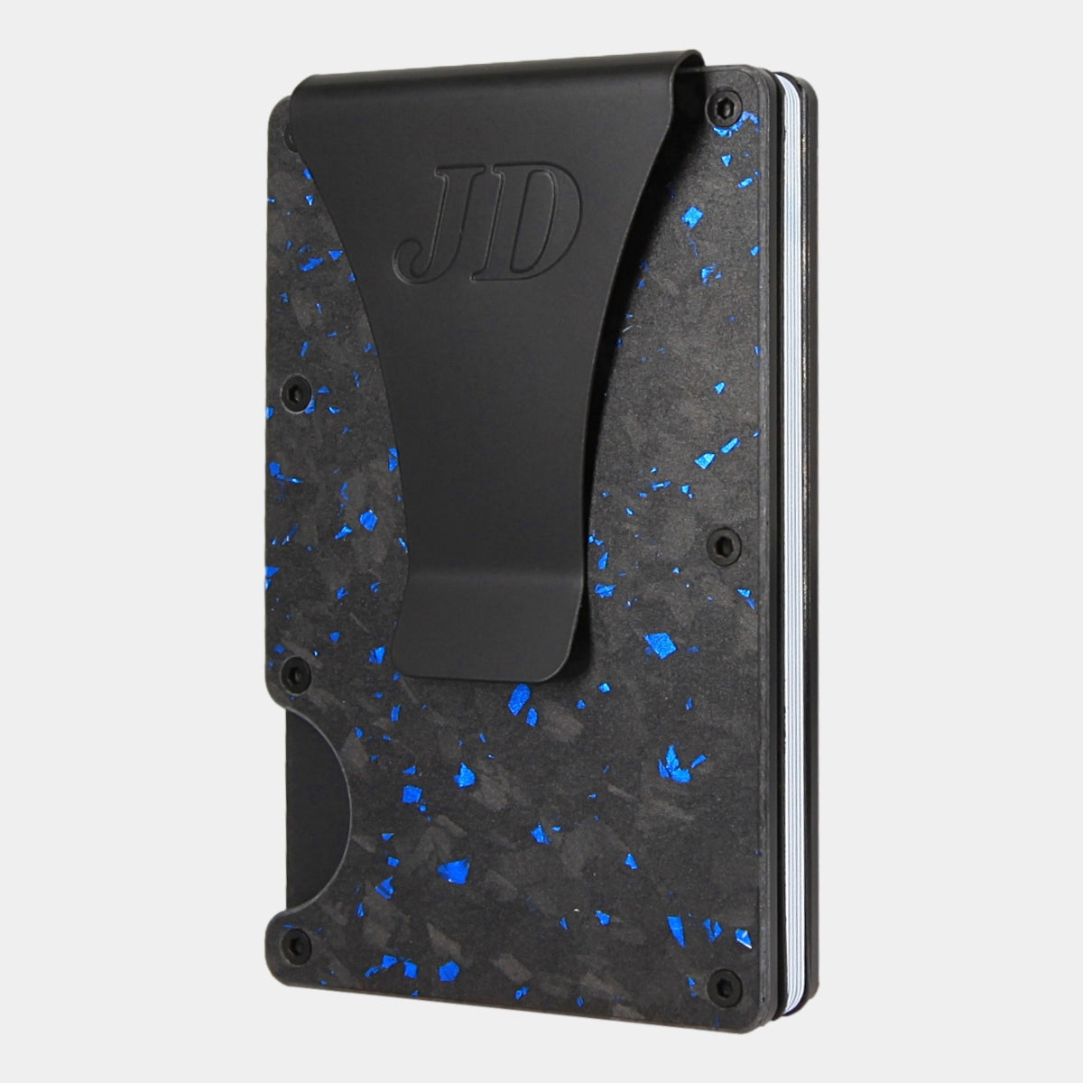 Black/Blue - Carbon - Money Clip - Wallet