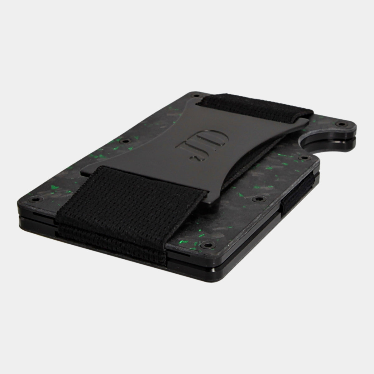 Black/Green - Carbon - Banda Billetes - Tarjetero