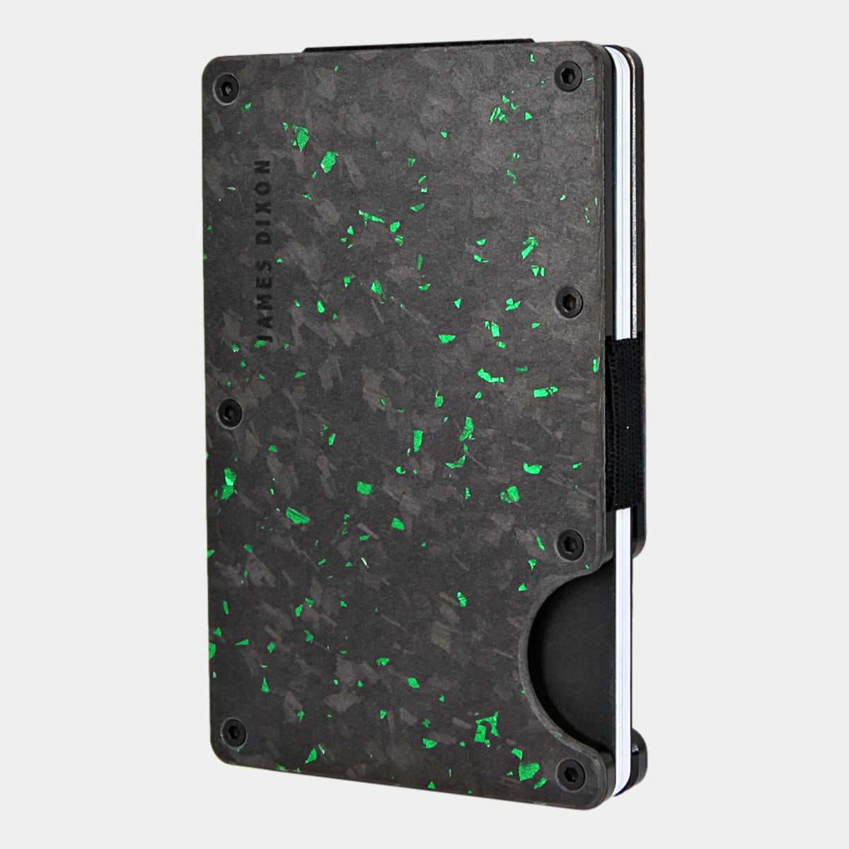 Black/Green - Carbon - Banda Billetes - Tarjetero