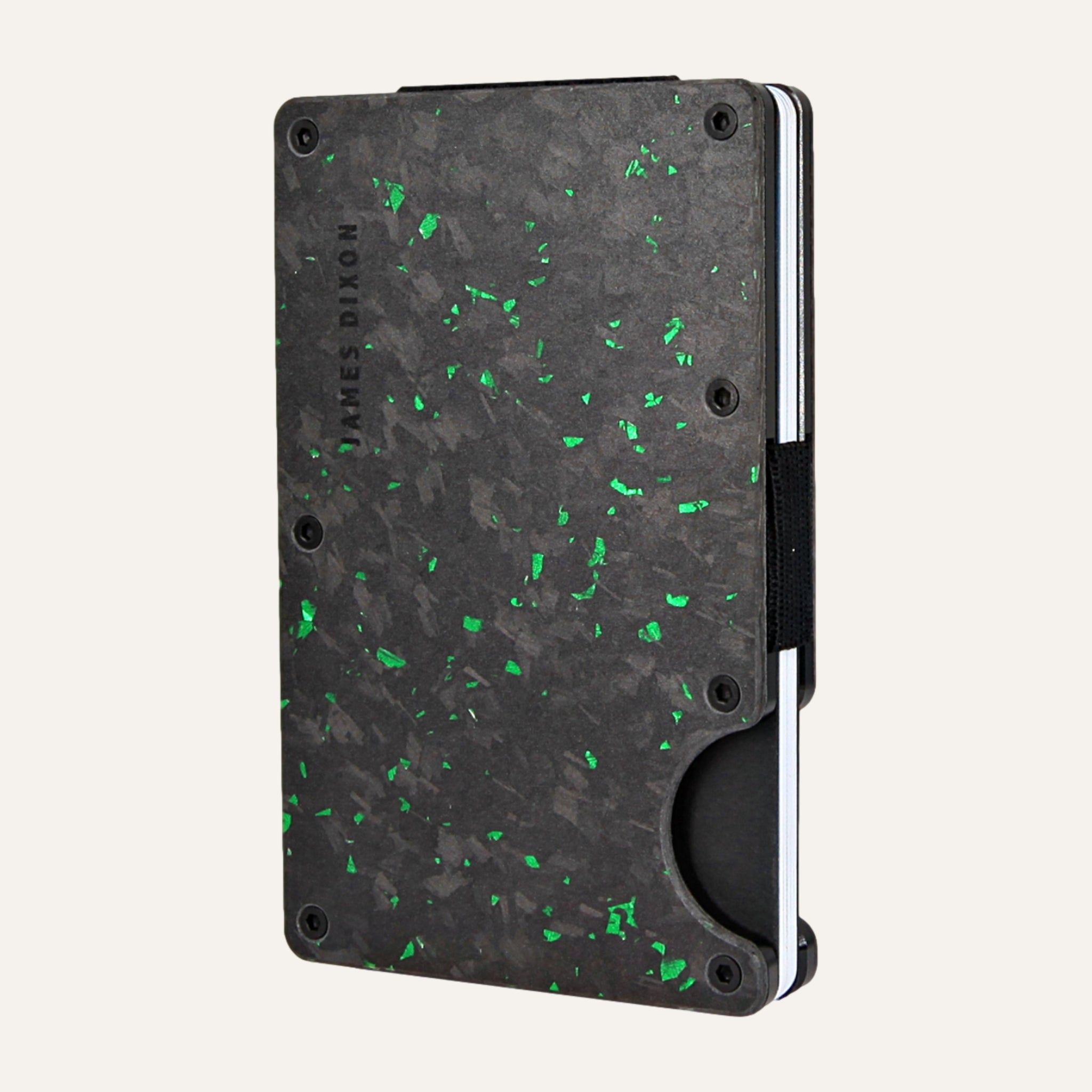 Black/Green - Carbon - Cash Strap - Wallet