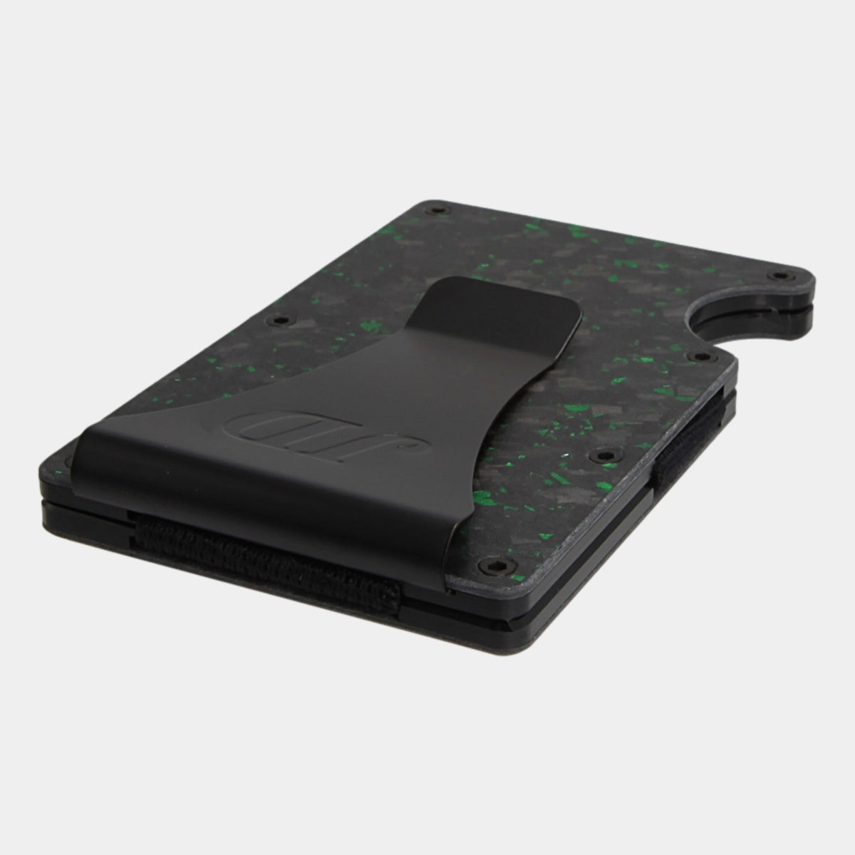 Black/Green - Carbon - Sujeta Billetes - Tarjetero