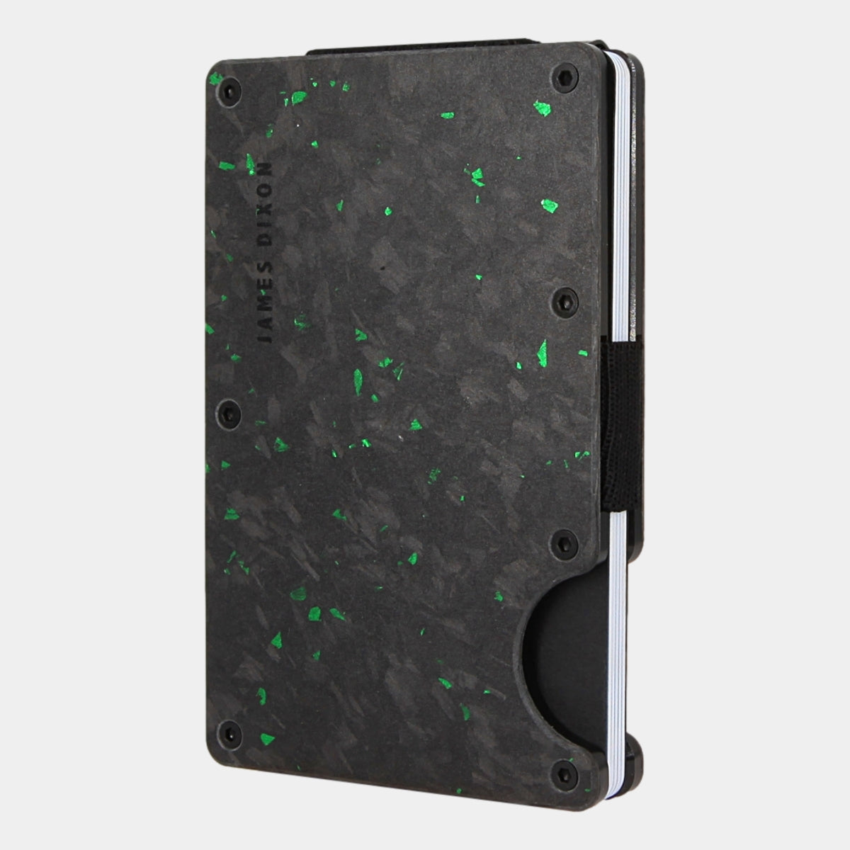 Black/Green - Carbon - Sujeta Billetes - Tarjetero