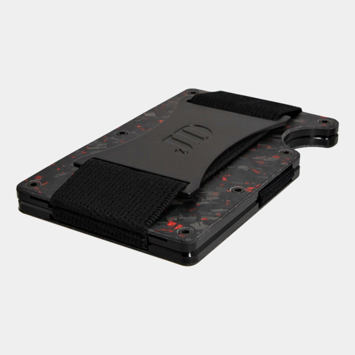 Black/Red - Carbon - Banda Billetes - Tarjetero