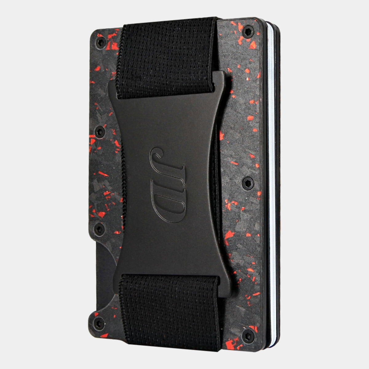 Black/Red - Carbon - Fascia per banconote - Portacarte