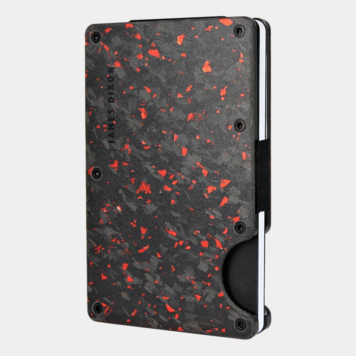 Black/Red - Carbon - Banda Billetes - Tarjetero