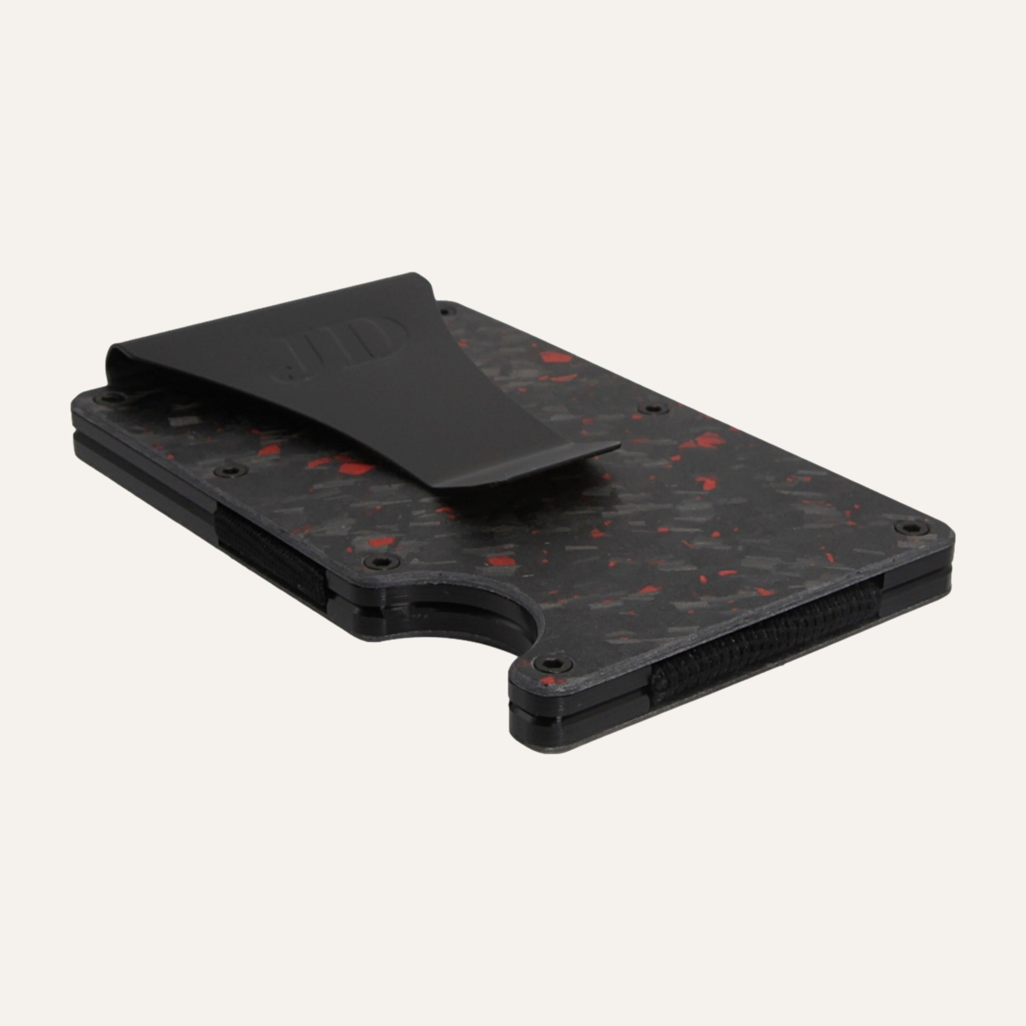 Black/Red - Carbon - Money Clip - Wallet