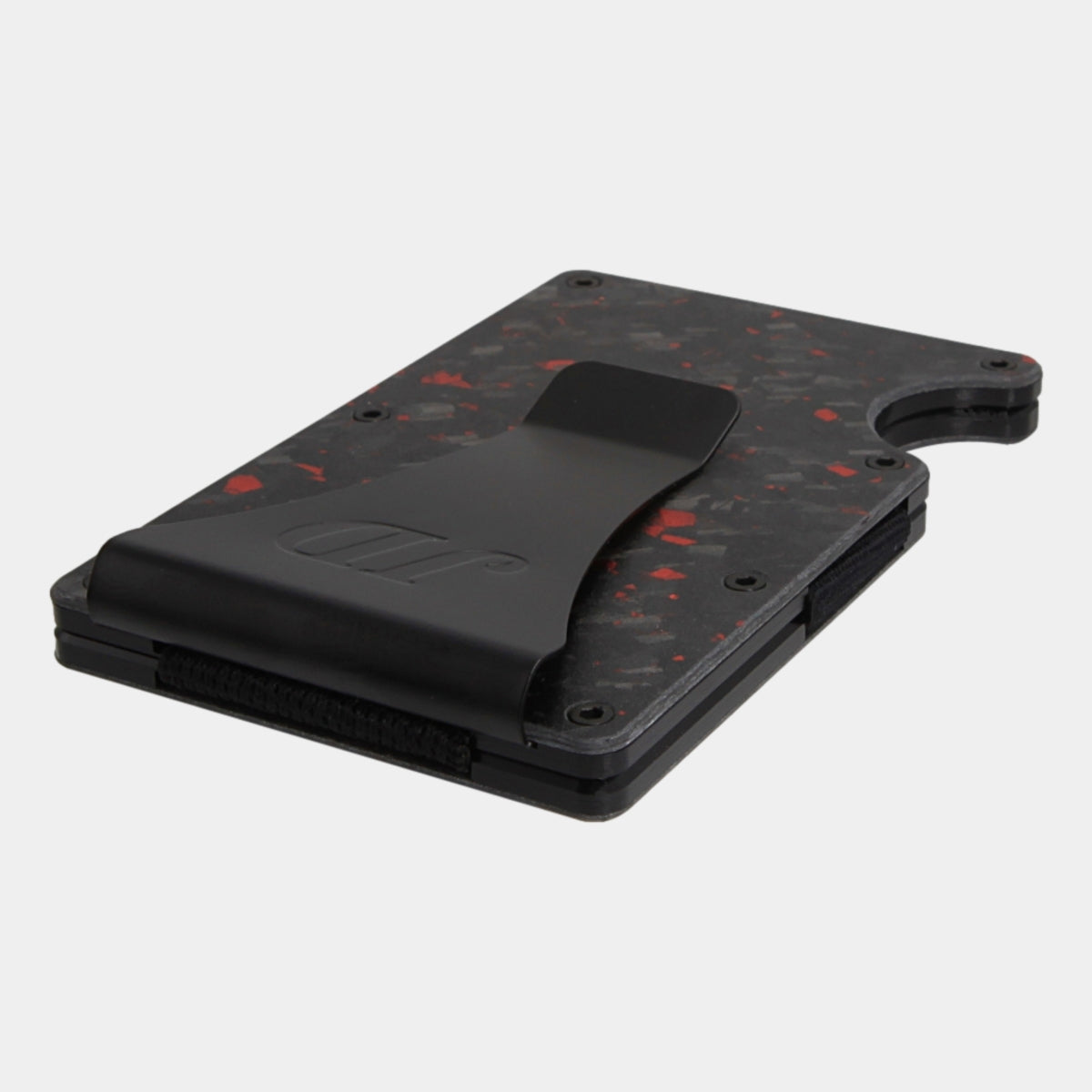 Black/Red - Carbon - Sujeta Billetes - Tarjetero