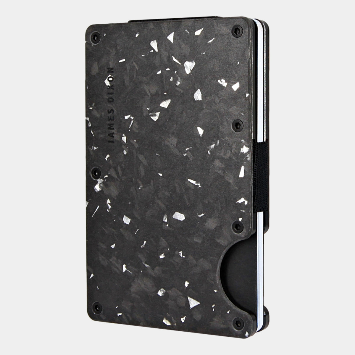 Black/Silver - Carbon - Banda Billetes - Tarjetero