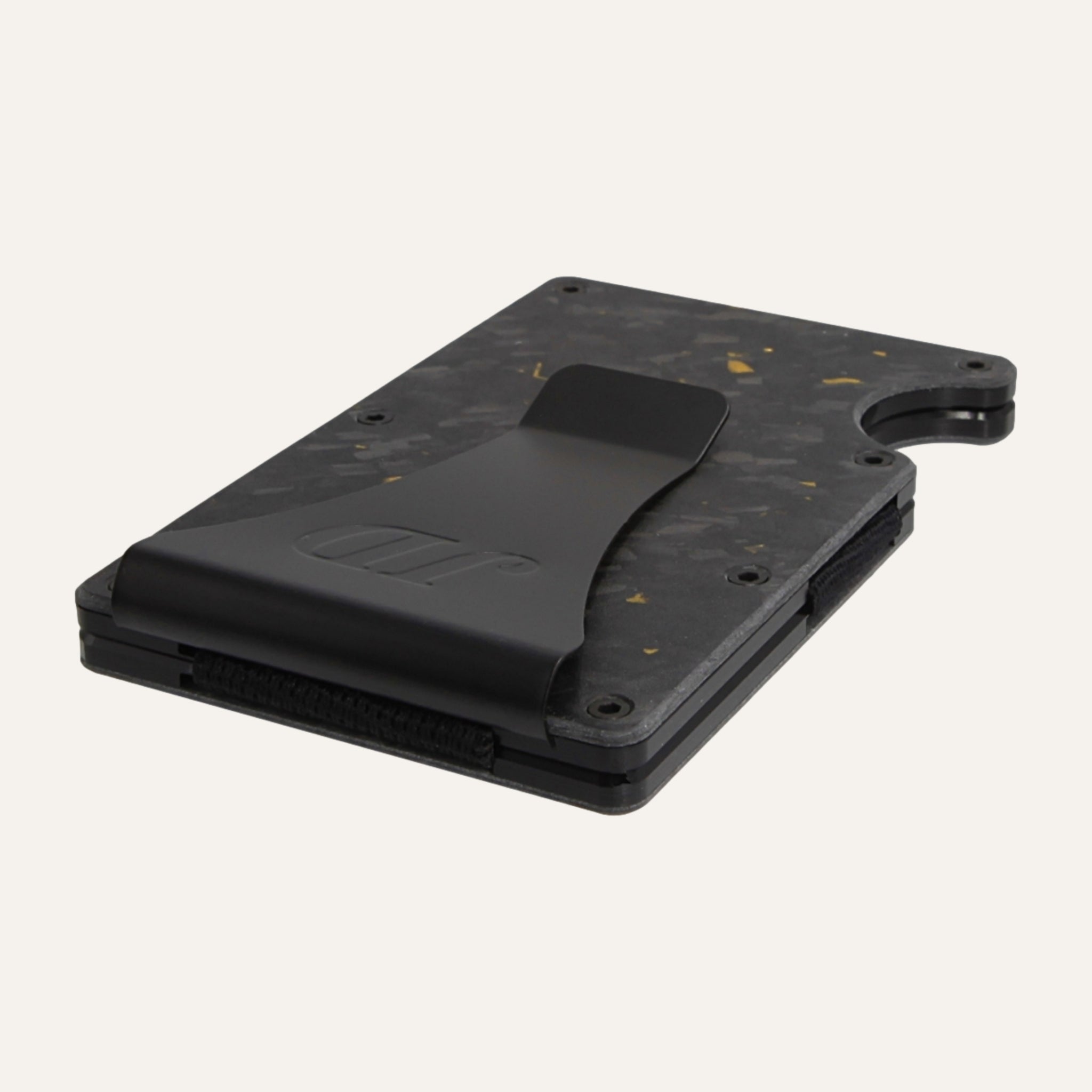 Black/Yellow - Carbon - Geldklammer - Kartenhalter